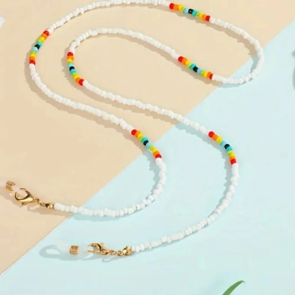HANDCRAFTED GLASSBEAD/Chain BOHO EYEGLASS CHAIN